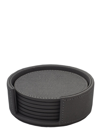 Mojoo Sting Coaster, Sæt Af 6 - Black - ONE SIZE Mojoo Sting Coaster, Sæt Af 6 - Black - ONE SIZE