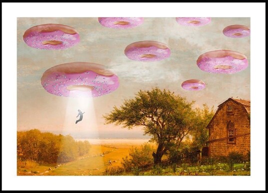 Donut Invasion Plakat Plakat / 40x50cm