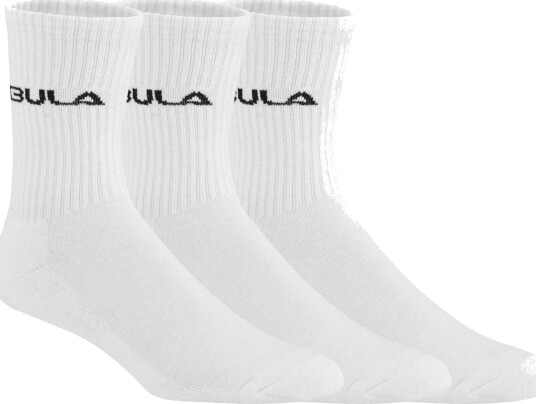 Bula Classic Socks 3pk Whi 40/42 Bula Classic Socks 3pk Whi 40/42