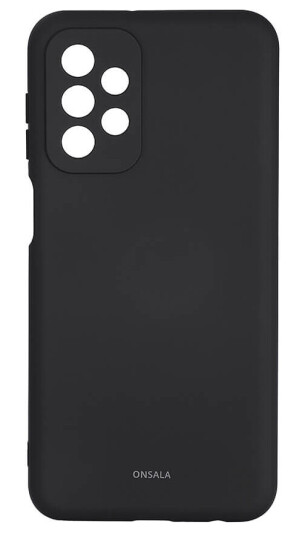 Onsala Silikon Mobildeksel for Samsung Galaxy A23 5G - Svart