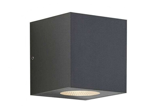 Arcchio Tassnim LED-vegglampe grafitt 2 lyskilder