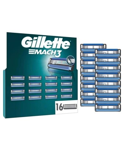 Gillette Mach3 Base 16 pcs