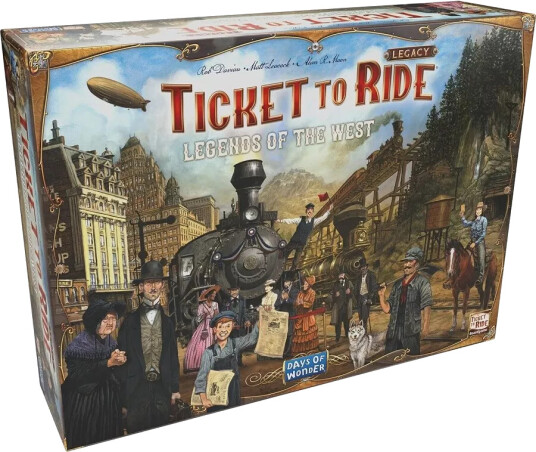 Ticket to Ride Legacy: Legends of the West Brettspill for 2-5 spillere