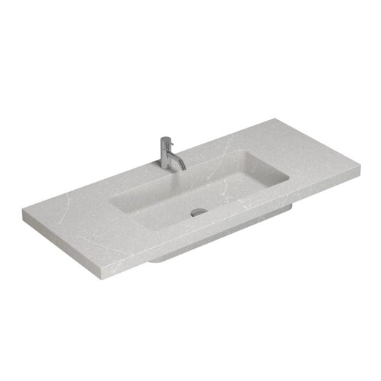 Dansani Calidris Unique Silestone Måltilpasset Desert Silver 140cm
