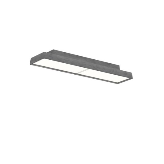 Louis Poulsen LP Slim Vegg / Taklampe 3000K & Dali Mørk Rå Aluminium