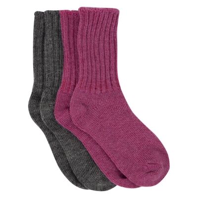 Safa Rimle Sokker 2 Par Rosa/gra 27-30 Safa Rimle Sokker 2 Par Rosa/gra 27-30