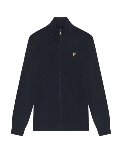 Lyle & Scott lambwool blend zip through cardigan