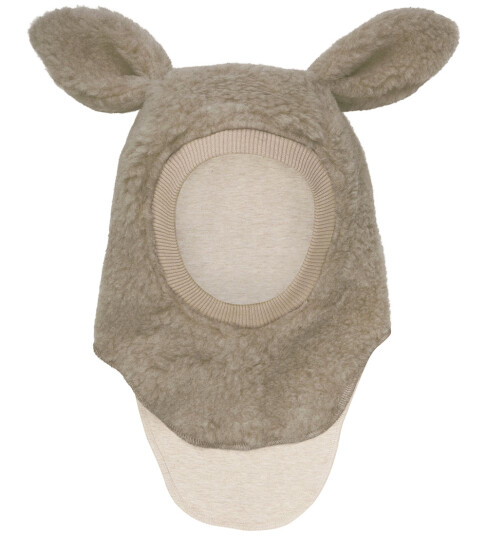 Huttelihut Camel Melange Elefantlue Ears Ull Teddybjørn 48/0 12 mdr