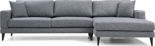 Katilaya Sovesofa med Divan Høyre Grå Katilaya Sovesofa med Divan Høyre Grå