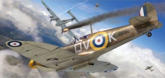 Wittmax 1:72 Supermarine Spitfire Mk.Ia Modellfly