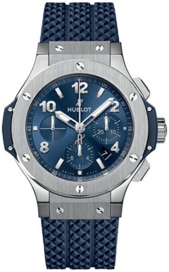 Hublot Herreklokke 301.SX.710.RX Big Bang 44mm Blå/Gummi Ø44 mm