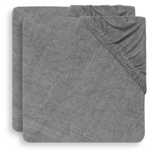 Jollein Stellemattetrekk 50x70 Cm 2-pack Storm Grey Jollein Stellemattetrekk 50x70 Cm 2-pack Storm Grey