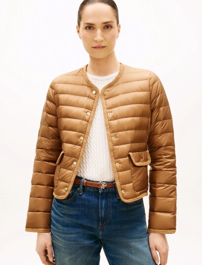 Tommy Hilfiger Feminine Lw Down Jacket Brown S Tommy Hilfiger Feminine Lw Down Jacket Brown S