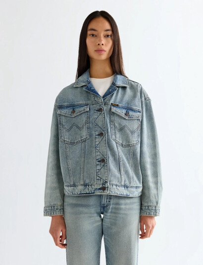 Wrangler Cowgirl Jacket Blue L x 00 Wrangler Cowgirl Jacket Blue L x 00