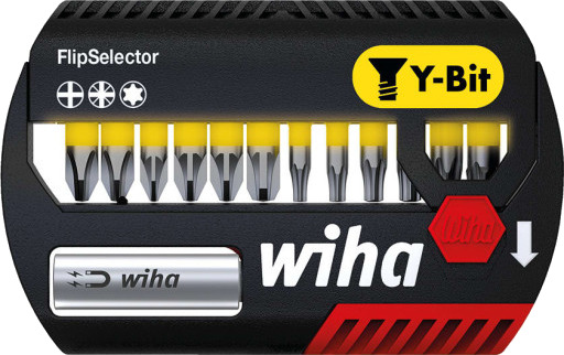 Wiha 41827 Bitsett Flipselector, 13 Deler, 25 Mm, Y-Bit (41827)