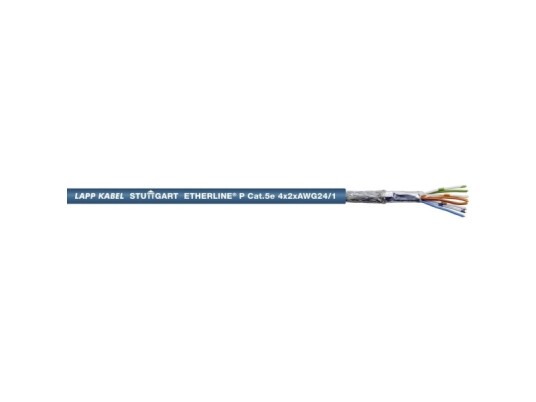Lapp 2170280/100 Netværkskabel Cat 5E Sf/Utp 2 X 2 X 0.22 Mm² Blå 100 M