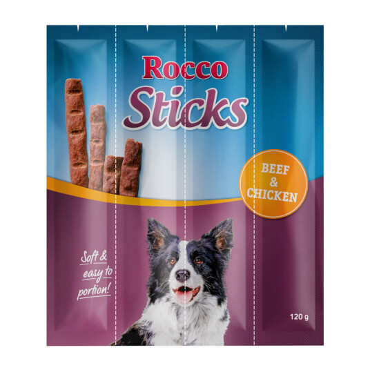Rocco Sticks Storfe & Kylling (120 G )