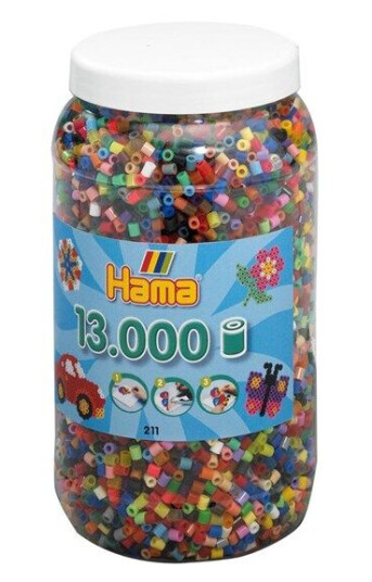 Hama Ironing beads in Pot-Mix 068 13.000pcs.