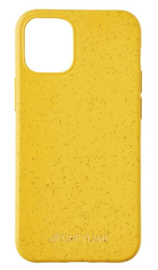 GreyLime iPhone 12 Mini Biodegradable Cover, Yellow