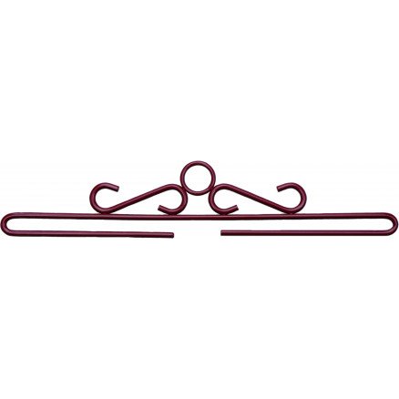 Permin Broderi Beslag Metall Antikk Bordeaux 35x5,5cm 1 stk