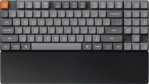 Keychron Håndleddsstøtte Silikon for K1/K13 Tastatur - Svart Keychron Håndleddsstøtte Silikon for K1/K13 Tastatur - Svart