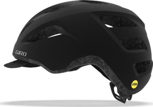 Giro Trella Integrated Mips Byhjelm Matt Sort Sølv, Størrelse 50-57 Cm (Gr-7100236)