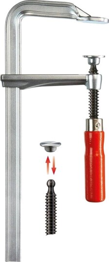 Bessey GZ40 Skruetvinge Eksakt 90°, Liten Vinkelklemme Spennvidde 400 Og Dybde 120 mm