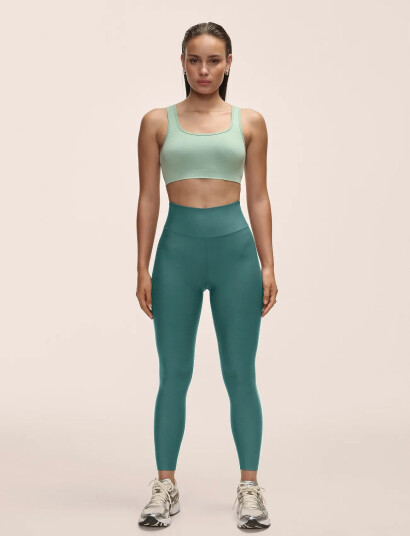 Casall Graphic High Waist Tights - Green - 34