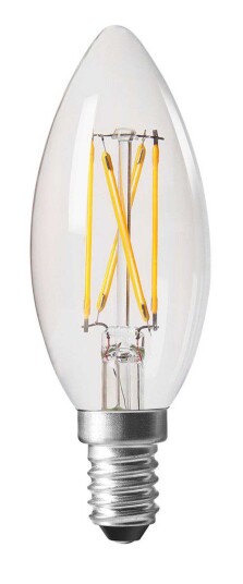 PR Home LED-pære E14 Klart 2200K 3W PR Home LED-pære E14 Klart 2200K 3W