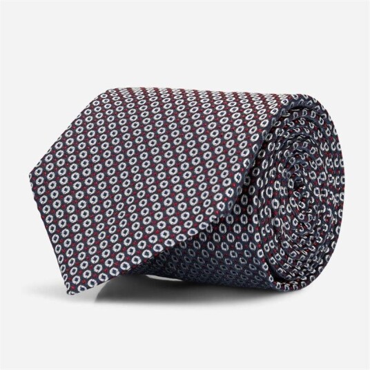 Ferner Jacobsen Tie Silk - Blue/red/white Ferner Jacobsen Tie Silk - Blue/red/white