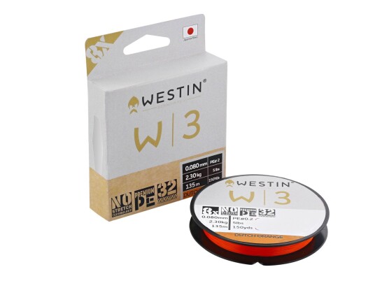 Westin W3 8 Braid 300m Dutch Orange