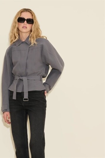 Holzweiler Sousga Blouson Jacket Dk Grey Holzweiler Sousga Blouson Jacket Dk Grey