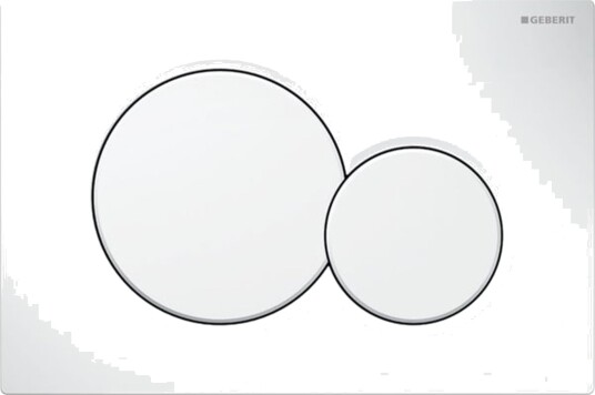 Geberit Sigma01 Betjeningsplate Hvit Geberit Sigma01 Betjeningsplate Hvit