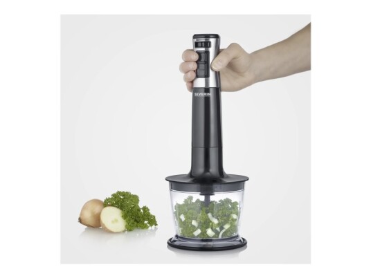 Severin SM 3772 Stavmikser 600W med Avtagbar Fot og Tilbehør - Svart