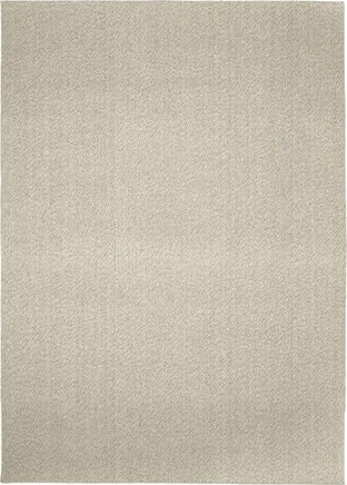 Lobby teppe med kanting off white