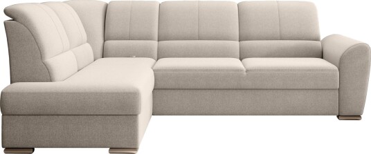 Sajmon Sovesofa m. Sjeselong 3 seter Beige