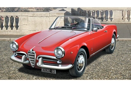 Italeri 1:24 Alfa Romeo Giulietta Spider 1300 Byggesett Modellbil