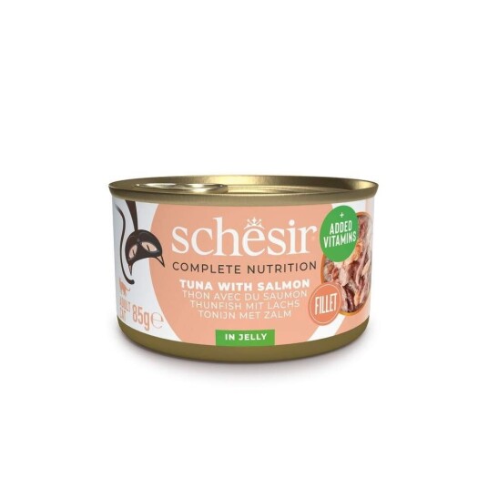 Schesir C&B Tunfisk Og Laks I Gele 85G