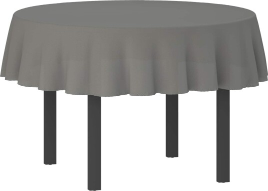 vidaXL Bordduk 5 stk. Rund Lysegrå Ø 140 cm vidaXL Bordduk 5 stk. Rund Lysegrå Ø 140 cm
