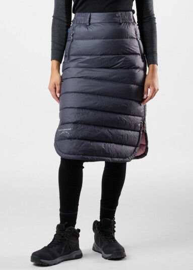 Östersund Long Down Skirt W, Charcoal/Dusty Rose, 34, Kjoler Og Skjørt Östersund Long Down Skirt W, Charcoal/Dusty Rose, 34, Kjoler Og Skjørt