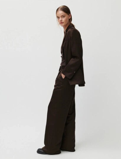 2NDDAY 2Nd Harrum Shiny Suiting Brown 38