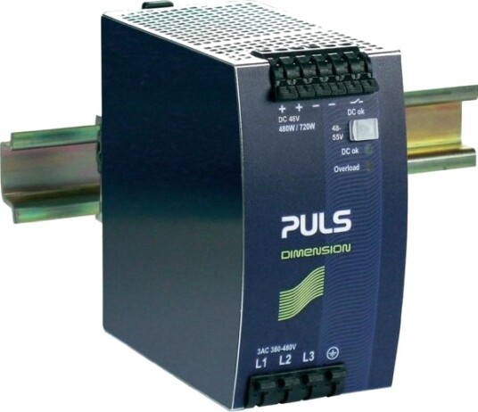 Puls Dimension QT20.481 Din Skinne Strømforsyning 48V 10A 480W