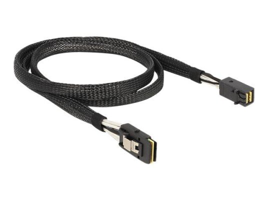 Delock 1m SAS Kabel Mini SAS 4x36 Pin Hankjønn 6Gbit/s
