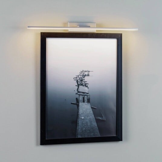 MCJ LED-vegglampe Miroir 60 cm i aluminium 3000K