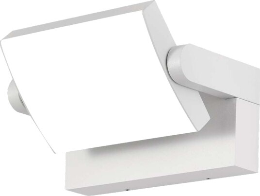 V Tac 17W Led Utendørs Vegglampe Hvit 4000K Overflatemontert