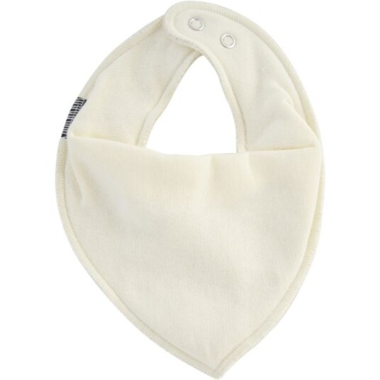 Mikk line bibs siklesmekke til baby off white Mikk line bibs siklesmekke til baby off white