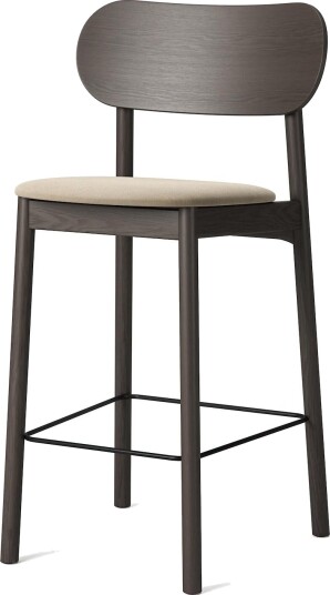Decotique Elephant Barstol Mørk Eik/Beige Fløyel