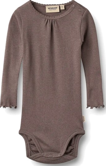 Wheat Rib Body L/S Lotta PLUM TRUFFLE 92