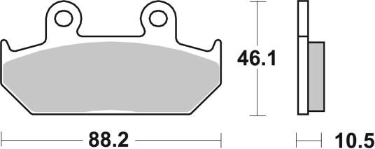 Bremseklosser sbs 647HS Bremseklosser sbs 647HS