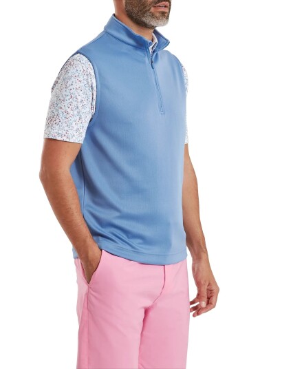 FootJoy Half Zip Vest   Blue   L